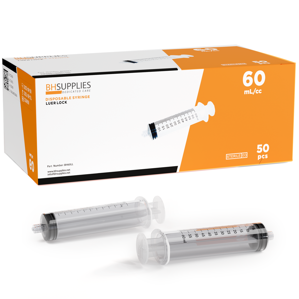 60ml Syringe w/ Luer-Lok Tip