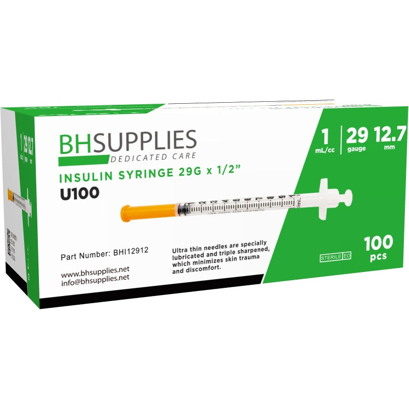 Convenient Insulin Syringe 29G 1ml cc Case Of 2 000 Units convenient-insulin-syringe-29g-1ml-cc-case-of-2-000-units